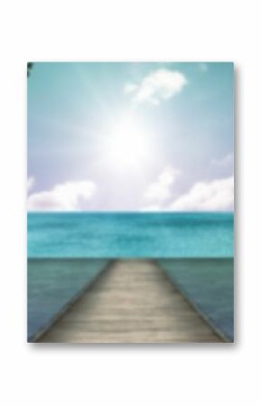 Digitally generated image of boat dock