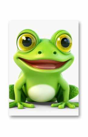 cute cartoon frog monster