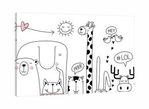 cute cartoon sketch animals