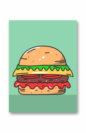 Image of hamburger icon on green black background