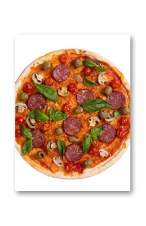 Włoska pizza z mozzarellą