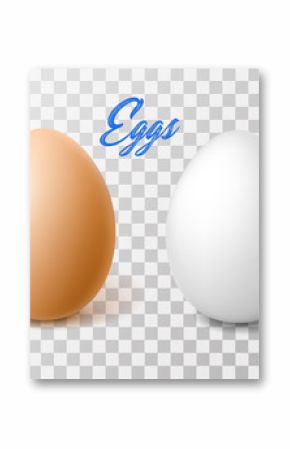 Wektorowy realistyczny kurczaka brązu jajko, Wielkanocna wiosna