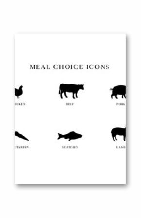 Ikony wyboru posiłków