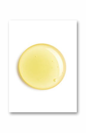 Drop of honey isolated on white background