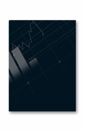 Showing data dashboard on virtual desktop, with gauge meters, bar charts, line chart and data table