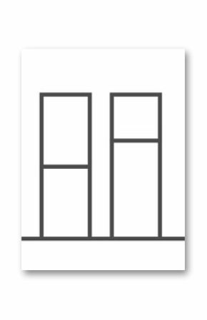 Digitally generated image of bar graph