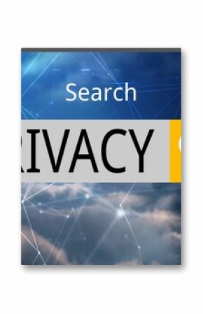 Logo of a search bar in which PRVACY is written