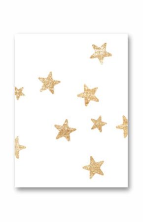 Glitter star png sticker, gold design transparent background