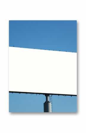 Bilbord reklamowy na tle nieba