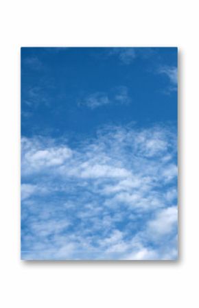  blue sky and white clouds