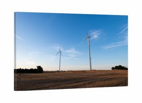 Farma wiatraków w Polsce. Bele siana.