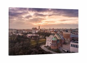 Miasto Lublin z lotu ptaka