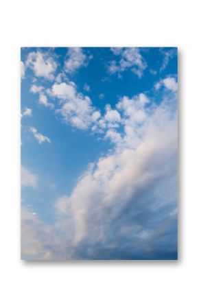 Dramatic view on the sky with clouds