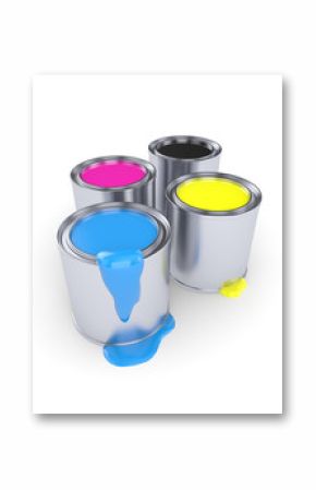CMYK - Can with a paint