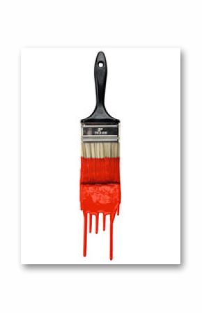 Paintbrush With Red Paint