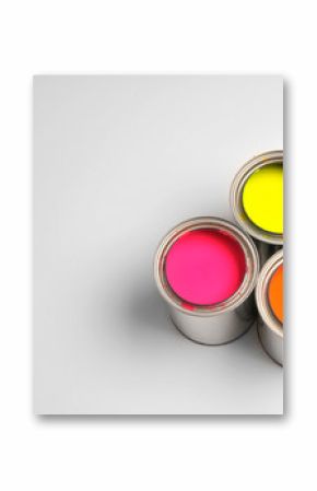 Cans of paint