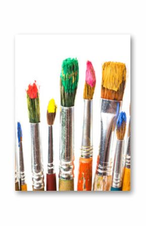 Paints and brushes