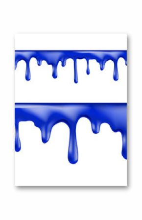 brightly colored blue paint drips seamless patterns