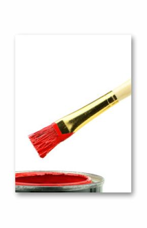 Red Paint Brush