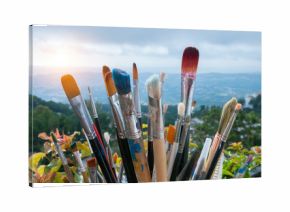 Artist paint brushes