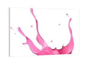 pink paint splash