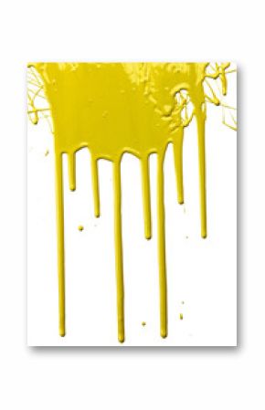 Yellow Paint Dripping