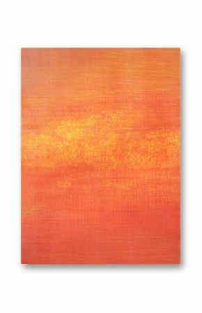 Orange background of acryllic painted texture