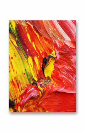 close-up view of an oil painting 04
