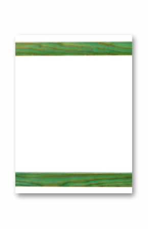 narrow flat green picture frame