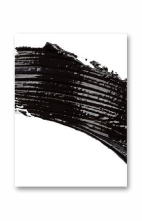 Strokes of black paint