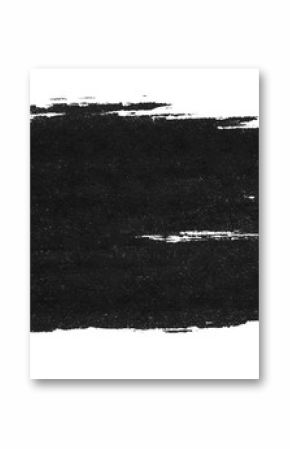 Czarna markier farby tekstura odizolowywająca na białym tle