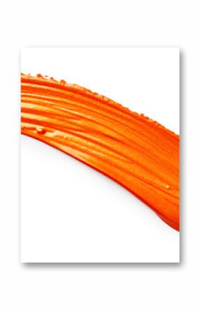 Metallic orange paint