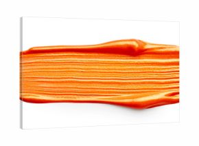Orange paint stroke