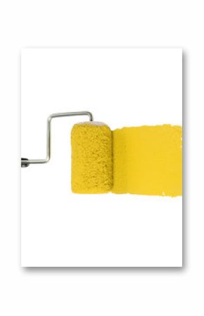 Paint Roller With Yellow