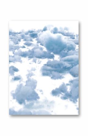 Image of blue and grey fluffy clouds
