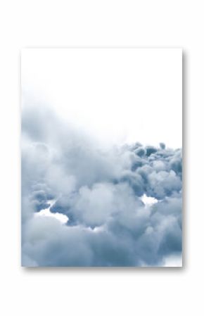 Image of grey and white fluffy clouds