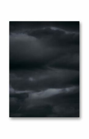 Composition of stormy grey clouds on sky