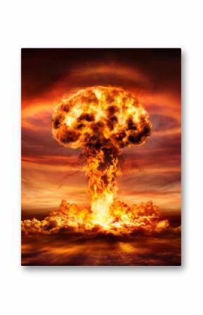 Nuclear Bomb Explosion -  Mushroom Cloud  