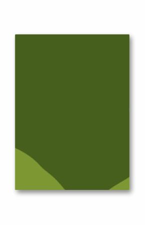 Image of bulbs with tree inside on green background