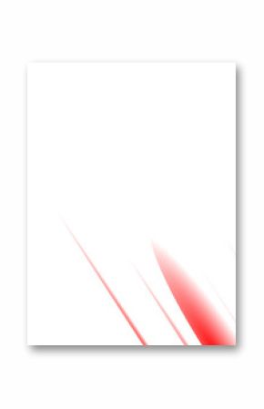 Abstract red diagonal streaks are fanning out on transparent background, showcasing dynamic energy