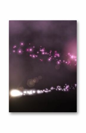 Bright light energy design in black and pink