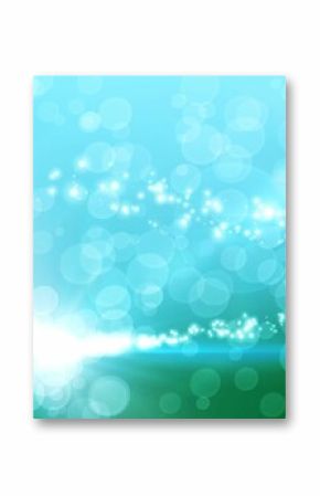 Bright light energy design in blue