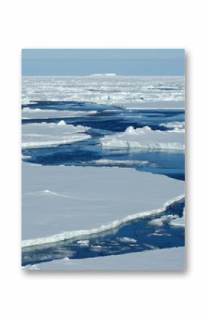 Open water with pack ice