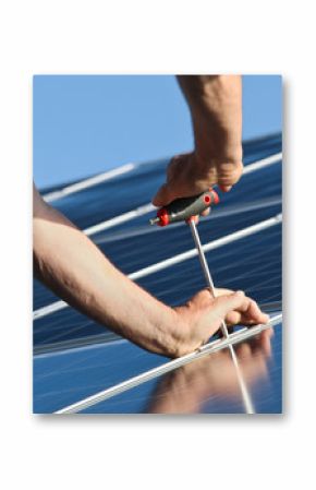Attach new solar moduls