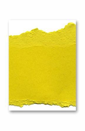 Yellow Fiber Paper - Torn Edges