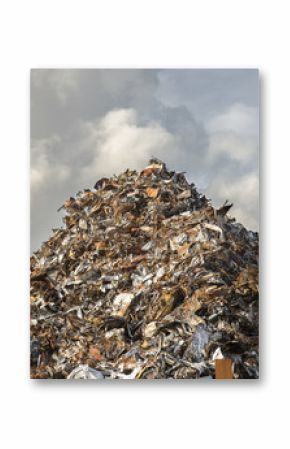 heap of scrap iron