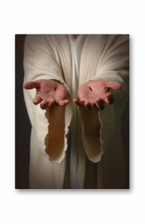 jesus hands with scars