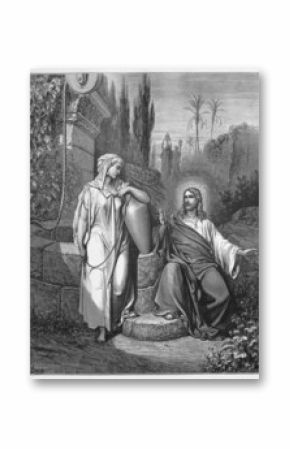 Jesus and the woman from Samaria