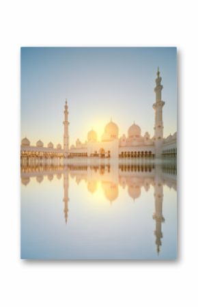 Sheikh Zayed Grand Mosque at day light, Abu-Dhabi