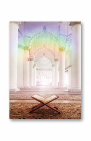 Quran - holy book of Islam in mosque